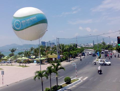 Bay khinh khí cầu ở Nha Trang